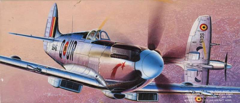Spitfire F.Mk.14E Belgian Escadrille - 1/72 Scale (FUJ72003)(TH2217)(Fujimi)