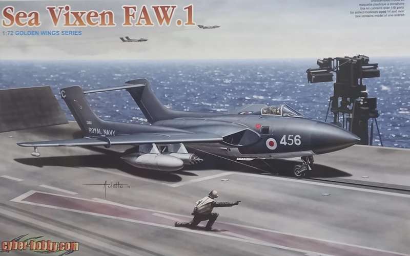 De Havilland Sea Vixen FAW.1 - 1/72 Scale (DN5051)(TH2071)(Dragon/Cyberhobby)