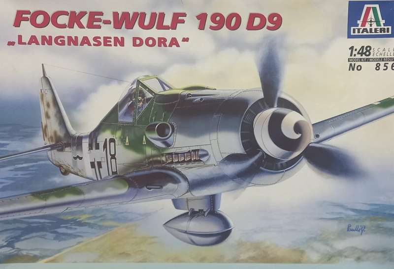 Focke-Wulf Fw.190 D9 Long Nose - 1/48 Scale (Italeri)(IT856)