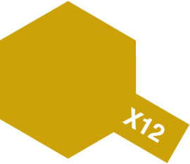 Gold Leaf Enamel Paint 10ml (EX-12)(Tamiya)