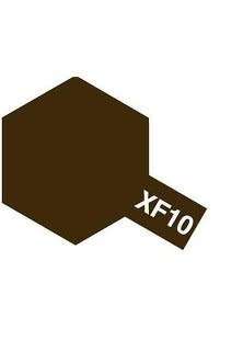 Matt Brown Enamel Paint 10ml (EXF-10)(Tamiya)