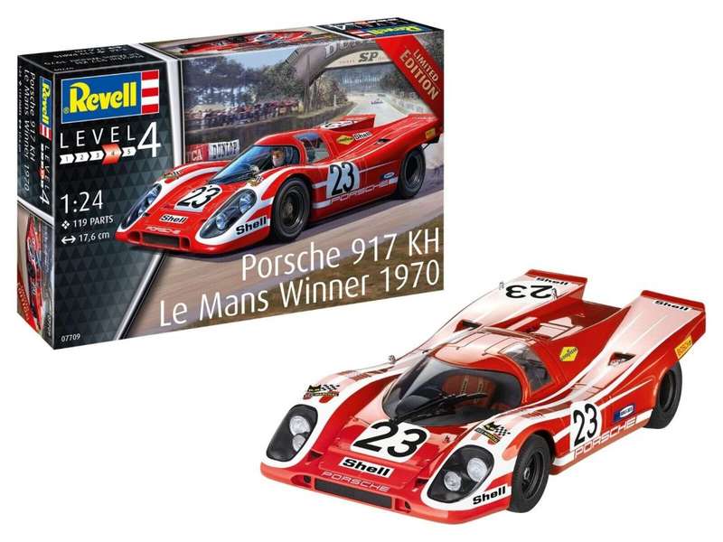 Porsche 917K Le Mans WInner 1970 - 1/24 Scale (REV07709)(Revell)