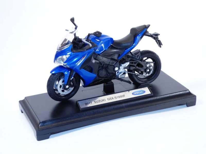 Suzuki GSX-S1000F 2017 -1/18 Scale (WEL12844PW)(Welly)