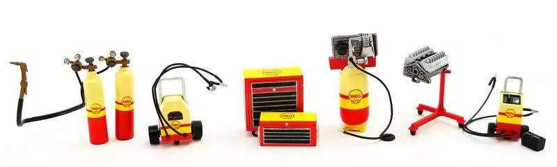 Shop Tool Set #1 Shell Oil - 1/43 Scale (Greenlight GMP14314)