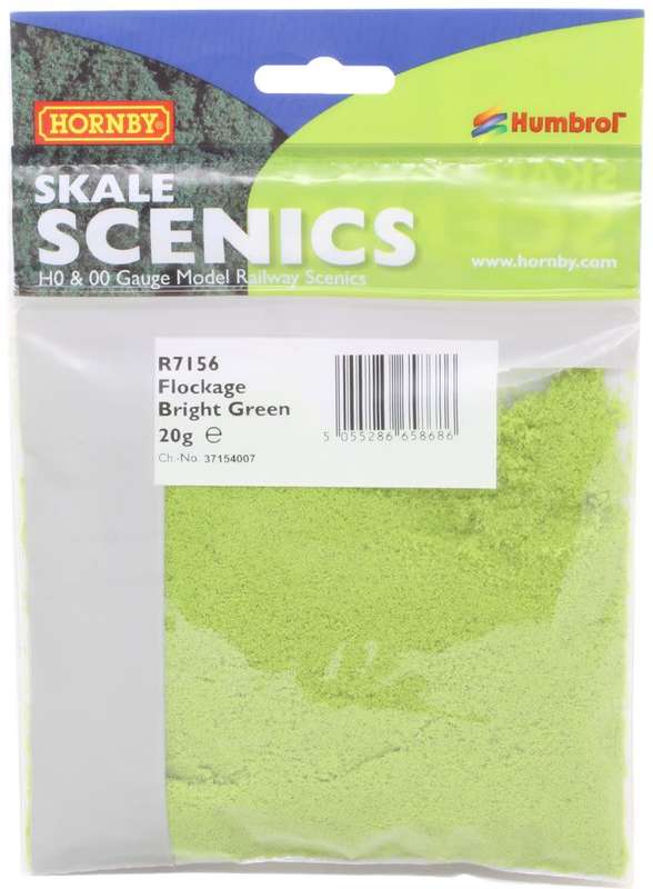 Flockage Bright Green 20g (R7156)(Hornby)
