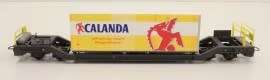 Rh B Sb-v 7709 Containerwagen `Calanda Brau` - H0m Gauge (2289 119)(Bemo)