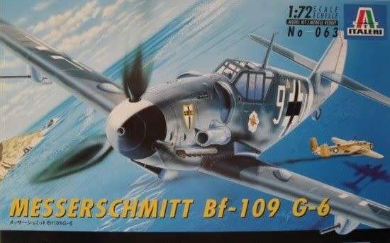 Messerschmitt Bf 109 G-6 - 1/72 Scale (IT063)(Italeri)