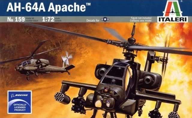AH-674 Apache - 1/72 Scale (IT159)(Italeri)