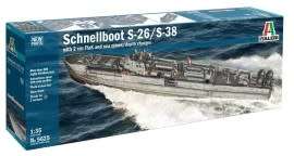 Schnellboot S-26/S-38 - 1/35 Scale (IT5625)(Italeri)