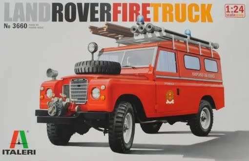 Land Rover Fire Truck - 1/24 Scale (IT3660)(Italeri)