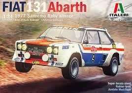 Fiat 131 Abarth `1977 San Remo Rally Winner` - 1/24 Scale (IT3621)(Italeri)