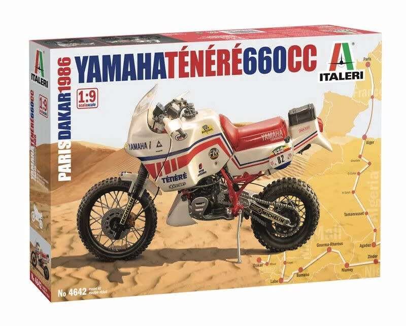 Yamaha Tenere 66-cc 1986 - 1/9 Scale (IT4642)(Italeri)
