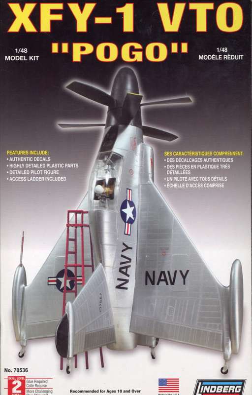 XFY-1 VTO - 1/48 Scale (LIN70536)(TH2252)(Lindberg)
