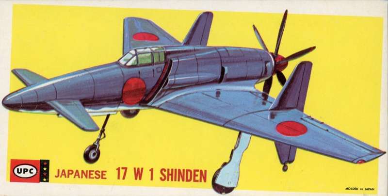 J7W1 Shinden - 1/100 Scale (UPC7061)(TH2287)(UPC) - REDUCED PRICE