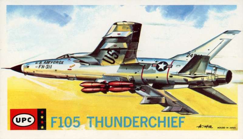 F-105 Thunderchief - 1/100 Scale (UPC7036-50)(TH2292)(UPC) - REDUCED PRICE