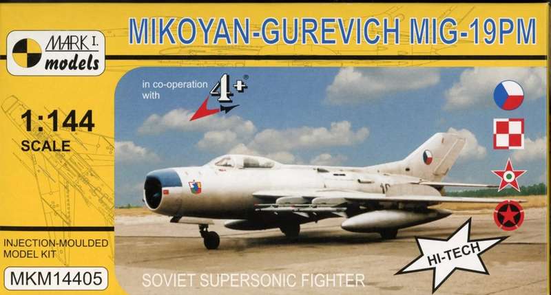MiG-19PM - 1/144 Scale (MM14405)(TH2259)(Mark 1 Models)