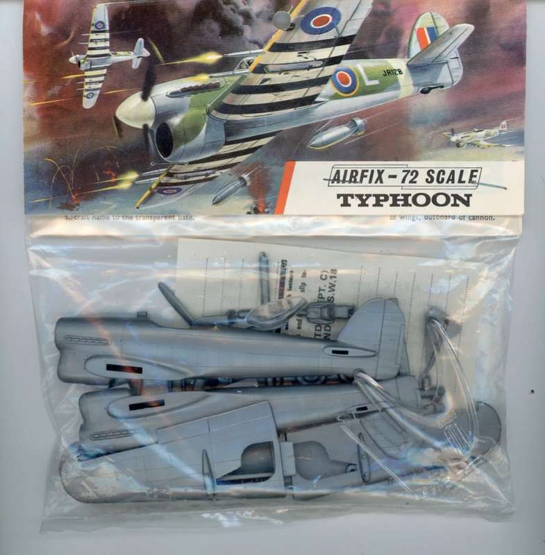 Hawker Typhoon - 1/72 Scale (A107)(TH2316)(Airfix)