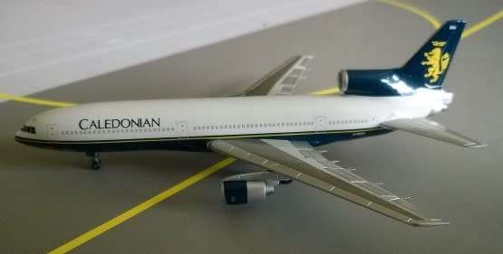 Lockheed L-1011-385-1 TriStar Caledonian Airways - 1/400 Scale (DW55125)(Dragon Wings)