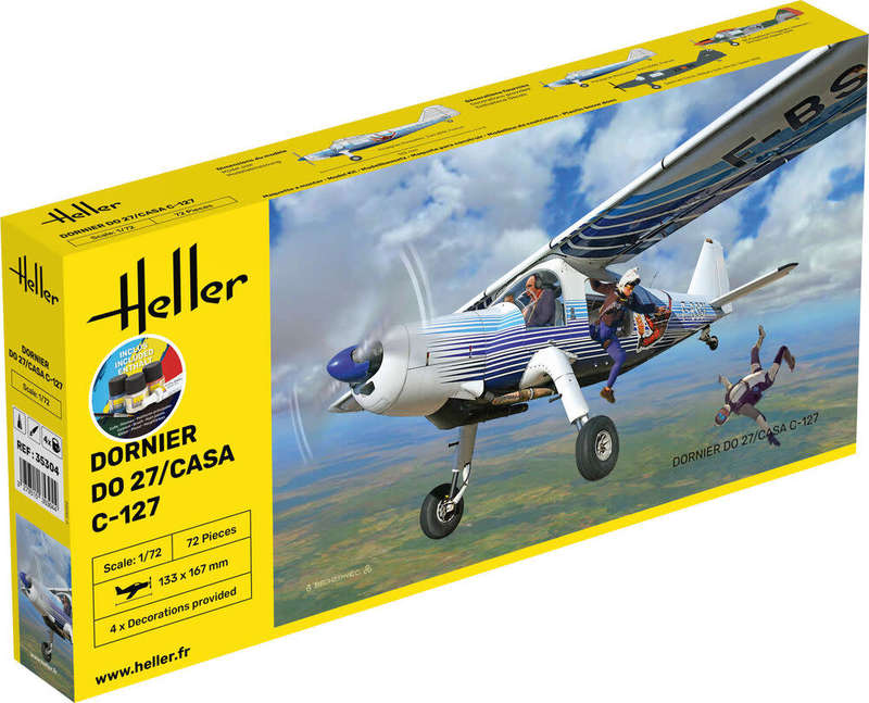 Do27/Casa C-127 Starter Kit- 1/72 Scale (HEL30304)(Heller)