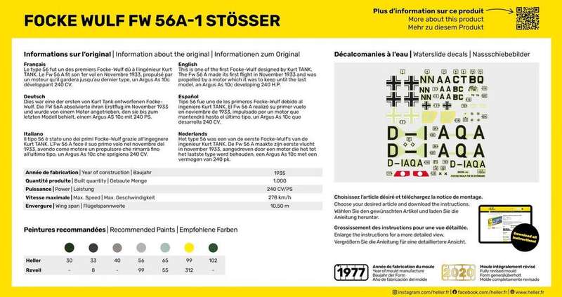 Focke Wulf Stosser - 1/172 Scale (HEL80238)(Heller)