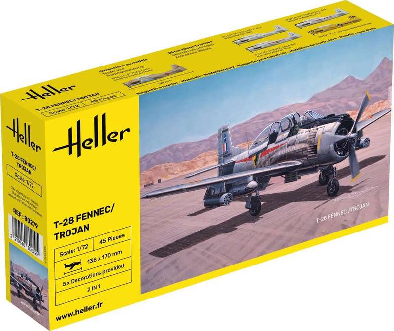 North American T-23 Trojan - 1/172 Scale (HEL80279)(Heller)