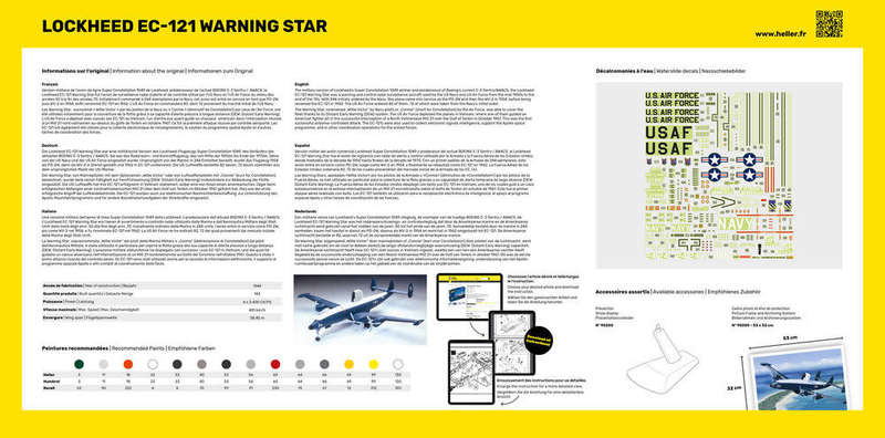 Lockheed EC-121 Warning Star - 1/172 Scale (HEL80311)(Heller)