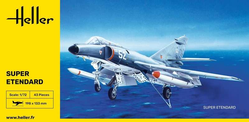 Dassault Super Etendard - 1/72 Scale (HEL80360)(Heller)