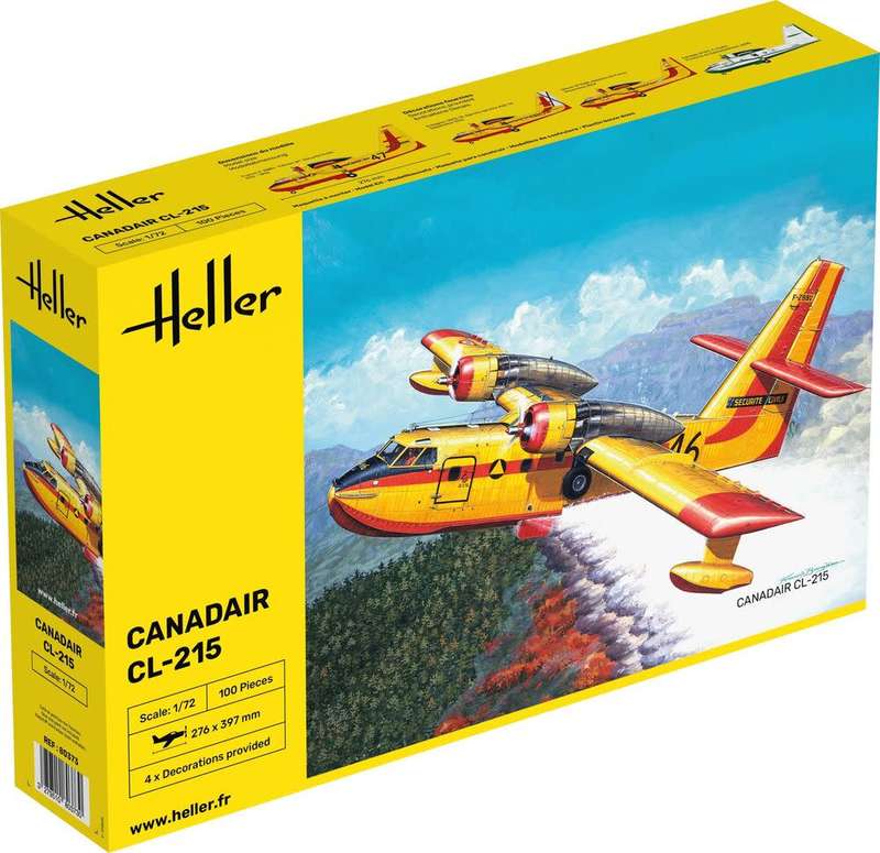 Canadair CL-215- 1/72 Scale (HEL80373)(Heller)