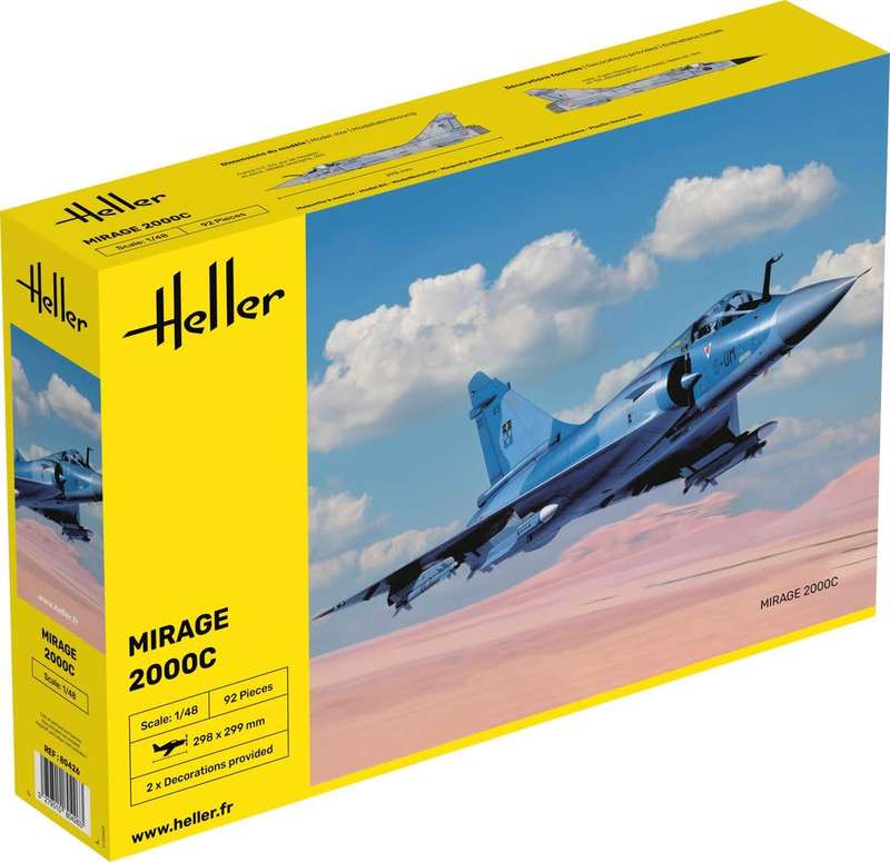 Dassault Mirage 2000 C - 1/48 Scale (HEL80426)(Heller)