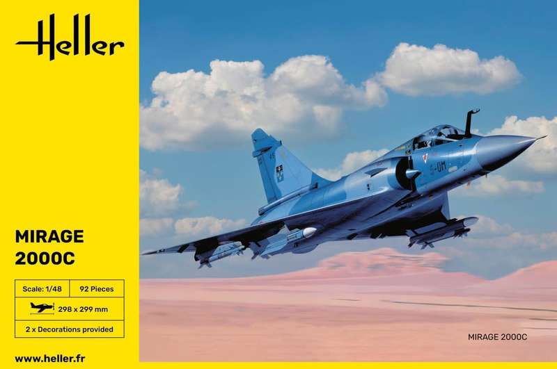 Dassault Mirage 2000 C - 1/48 Scale (HEL80426)(Heller)