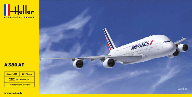 Airbus A380 - 1/125 Scale (HEL80436)(Heller)