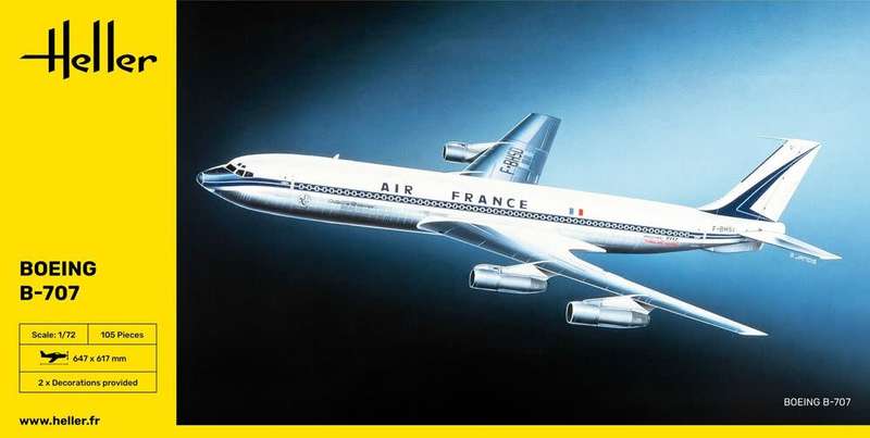 Boeing B-707 AF - 1/72 Scale (HEL80452)(Heller)