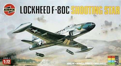 Lockheed P-80 Shooting Star - 1/72 Scale (A02043-3)(Airfiix)