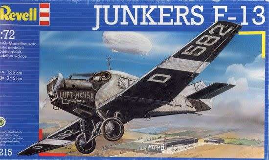 Junkers F-13 - 1/72 Sale (REV4215)(TAS016662)(Revell)