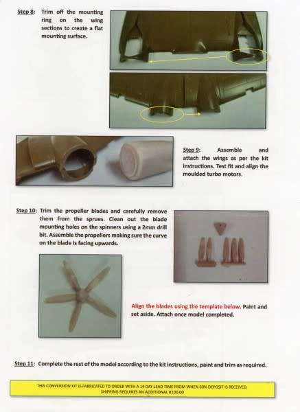 SAAF Turbo Dakota Conversion Set - 1/72 Scale (MS72001)(Mini Models)