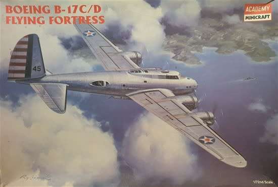 B-17C/D Flying Fortress - 1/72 Scale (ACAD2150)(PG1020)(Academy)