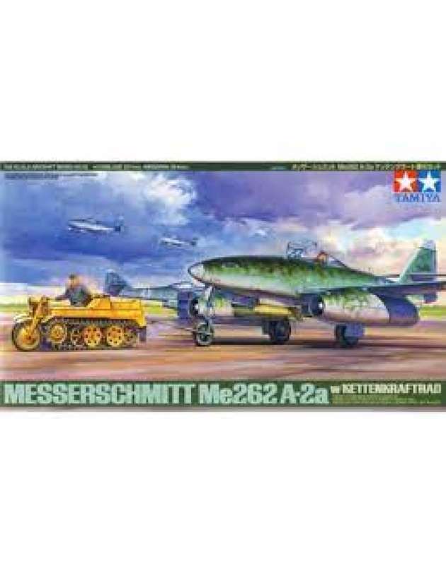 Messerschmitt Me262A-2a & Kettenkraftrad - 1/48 Scale (TAM61082 PG1025)(Tamiya)