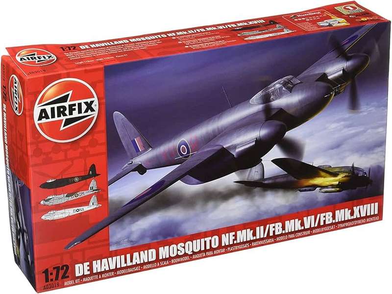 De Havilland Mosquito NF.Mk.II/FB.Mk.VI/FB.Mk.XVIII - 1/72 Scale (A03019 PG1001)(Airfix)