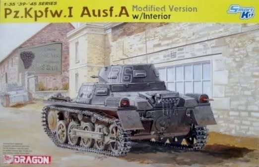 Pz.Kpfw.I Ausf.A Modified Version w/Interior - 1/35 Scale (Dragon)(DN6356)(ON0185)