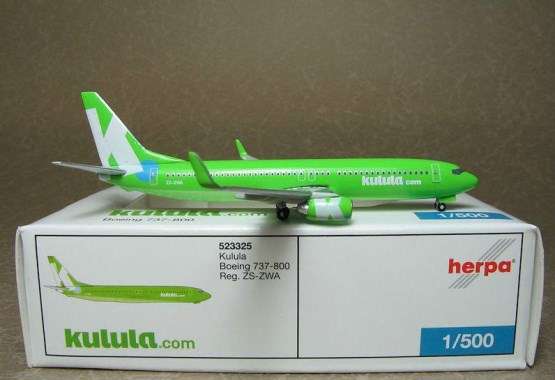 Boeing 737-800 Kulula.com 1/500 Scale (Die Cast Model)