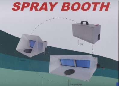 Airbrush Spray Booth with Extractor