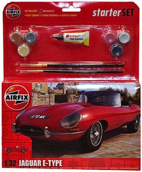 Airfix - Jaguar E Type 1/32 Scale - Plastic Model kit