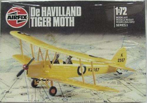 De Havilland Tiger Moth 1/72 Scale - Plastic Model Kit (A01015)