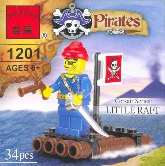 Brick - Pirate Series (Enlighten 1201) - Corsair Series: Little Raft
