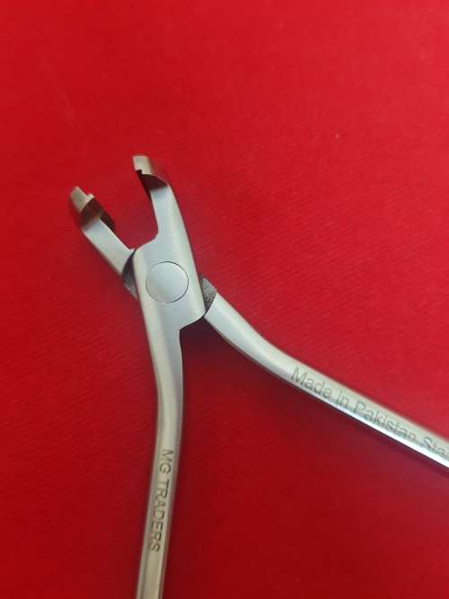 (TC) Dental Piers Distal End Wire Cutter & Holder 17cm Sand & Gold German Stainless Steel