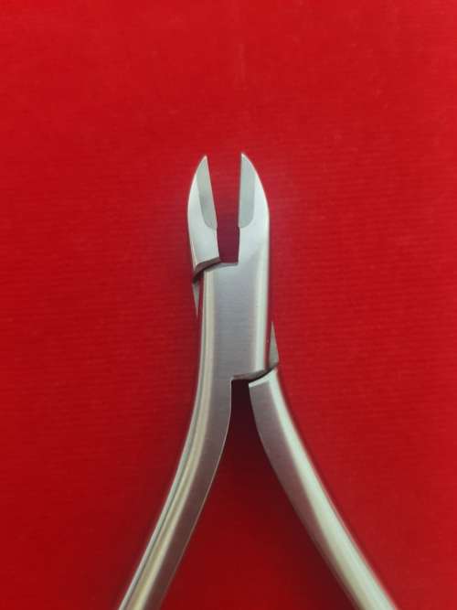 (TC) Dental Piers ligature Wire Cutter 12cm Sand & Gold German Stainless Steel