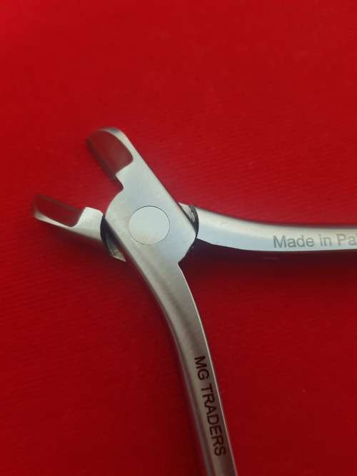 (TC) Dental Piers Hard Wire Cutter 14cm Sand & Gold German Stainless Steel