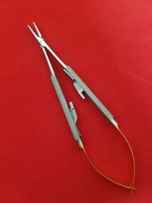(TC) Castroviejo Needle Holder 14cm Straight German Stainless Steel