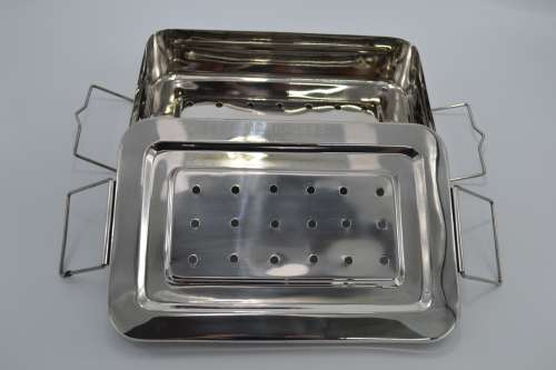 Sterilization Instruments Box With Double Lock( Size 9x6) German Stainless Steel