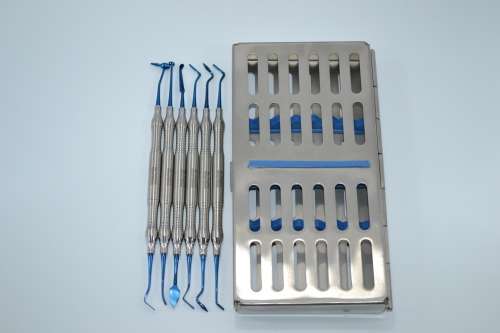 Composite Filling  6Psc Blie poin Titanium Coated German Stainless Steel